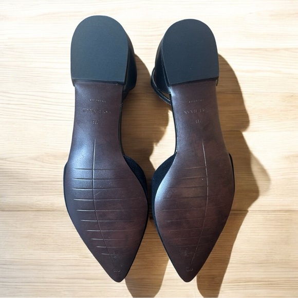 Cole Haan Abigail Black Ankle Strap Flat - Picture 5 of 7